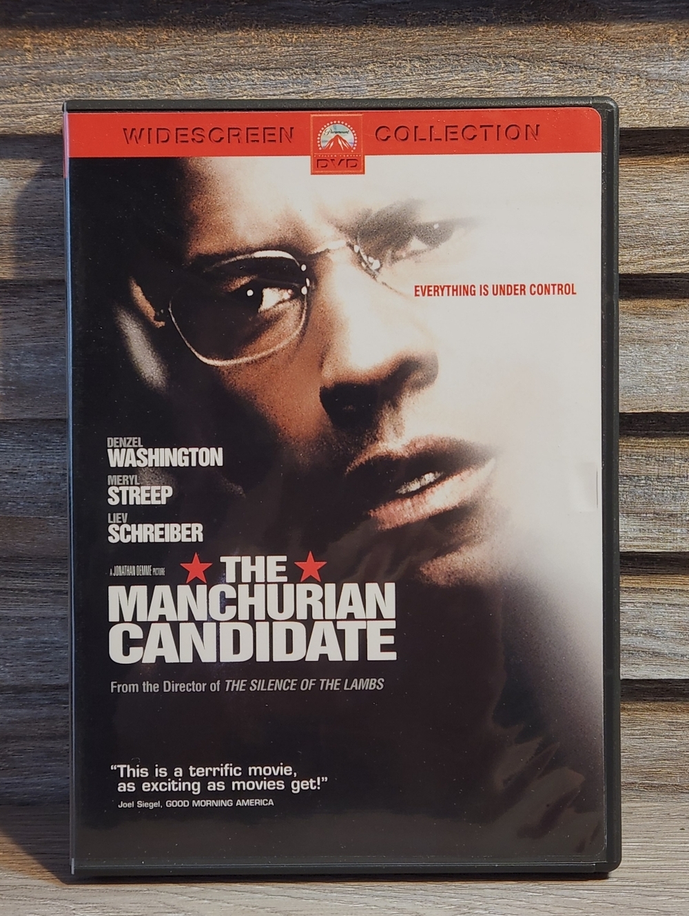 The Manchurian Candidate DVD Widescreen Version Denzel Washington Meryl Streep
